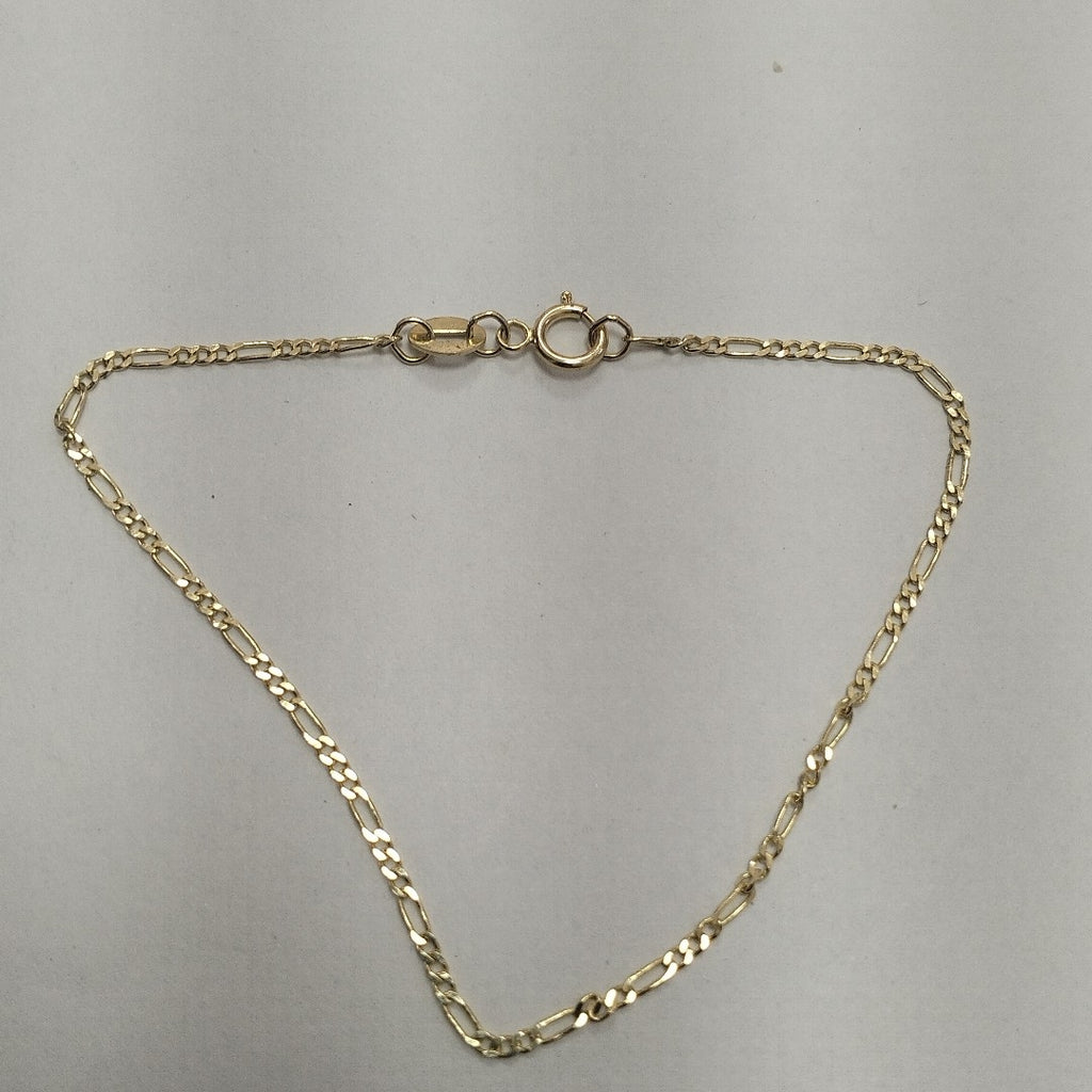 PULSERAS TEJIDO 3X1 ORO 14K 16 CM 0.9 GR (NUEVO)