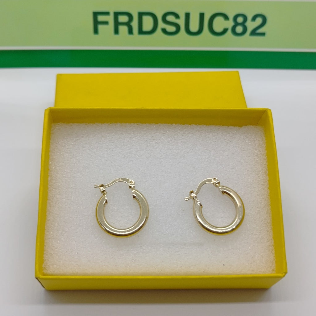ARETES ARRACADAS 14K 1.6 GR (NUEVO)