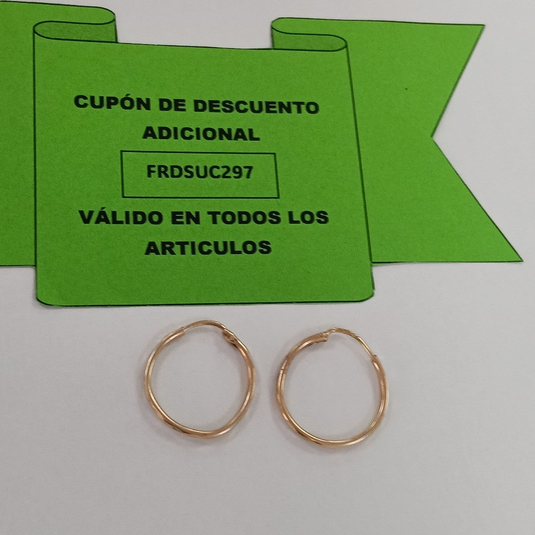 ARRACADAS PAR ORO 10 K 1,10 GRMS (SEMINUEVO)