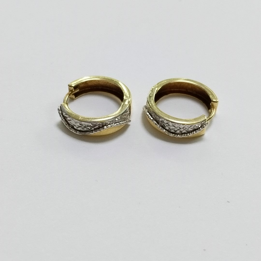 ARETES PAR ORO 14 K 1.8 GRMS (SEMINUEVO)