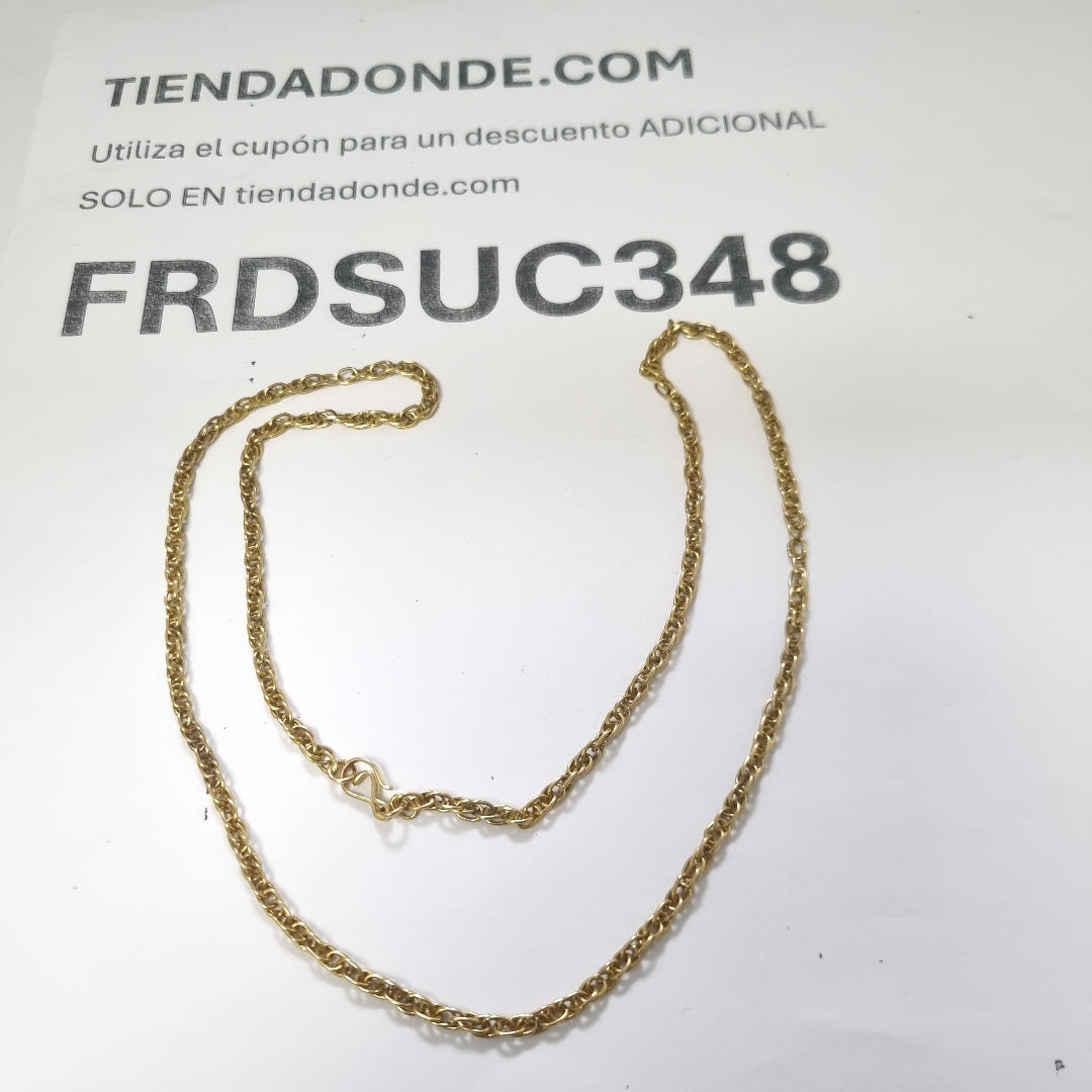 CADENA ORO 8 K 9.9 GRMS (SEMINUEVO)
