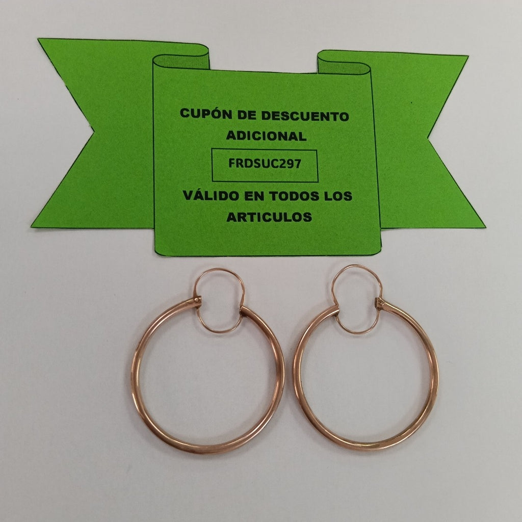 ARRACADAS PAR ORO 10 K 2.6 GRMS (SEMINUEVO)