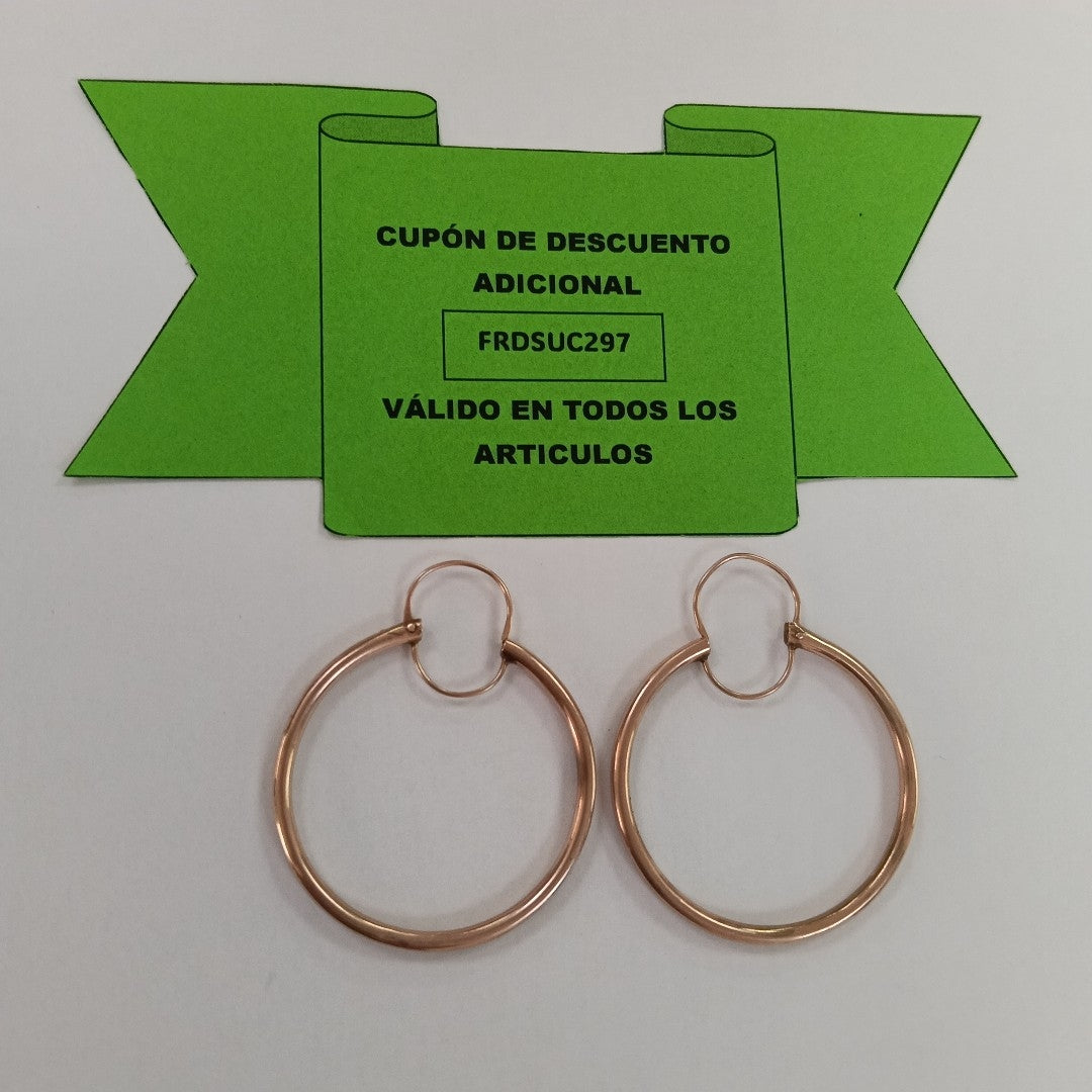 ARRACADAS PAR ORO 10 K 2.6 GRMS (SEMINUEVO)