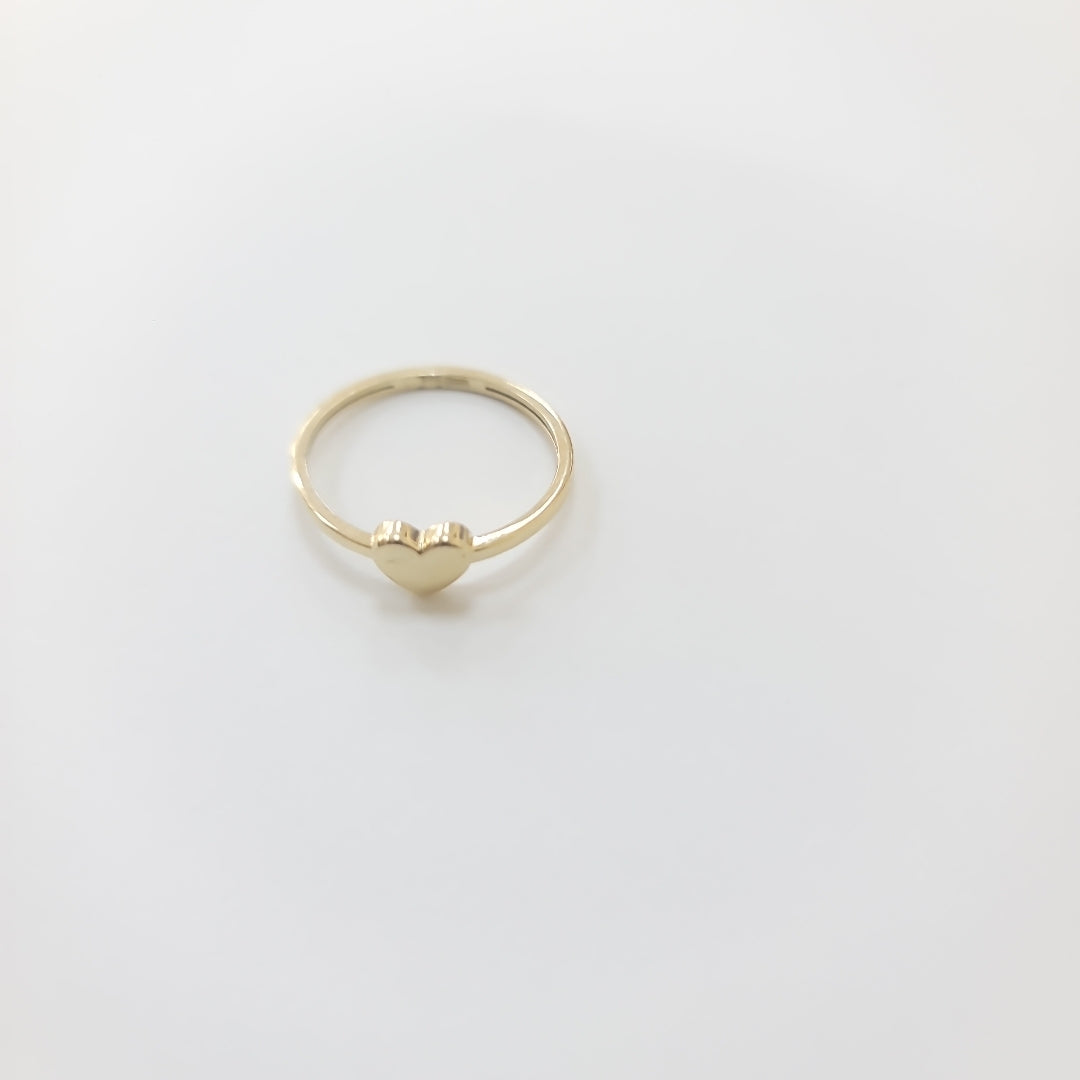 ANILLOS ANILLITO FIG CORAZON 10K TALLA 7 1.2 GR (NUEVO)