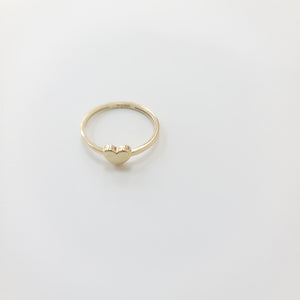 ANILLOS ANILLITO FIG CORAZON 10K TALLA 7 1.2 GR (NUEVO)