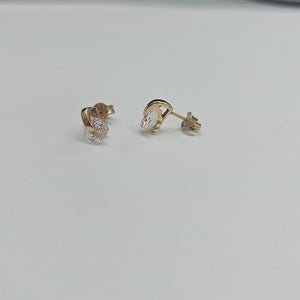 BROQUELES PAR ORO 14 K 2 GRMS (SEMINUEVO)