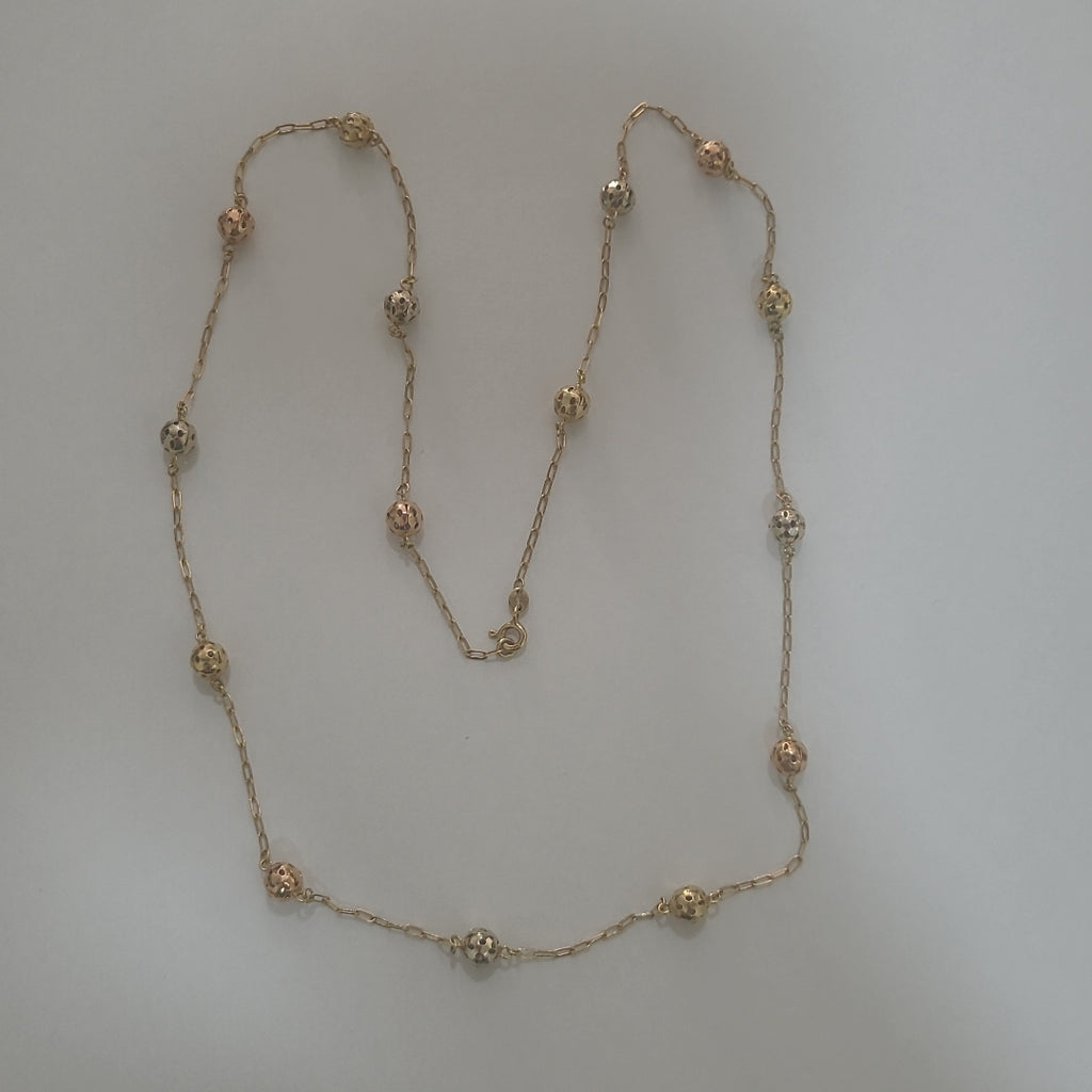 COLLAR ORO 14 K 9.3 GRMS (SEMINUEVO)