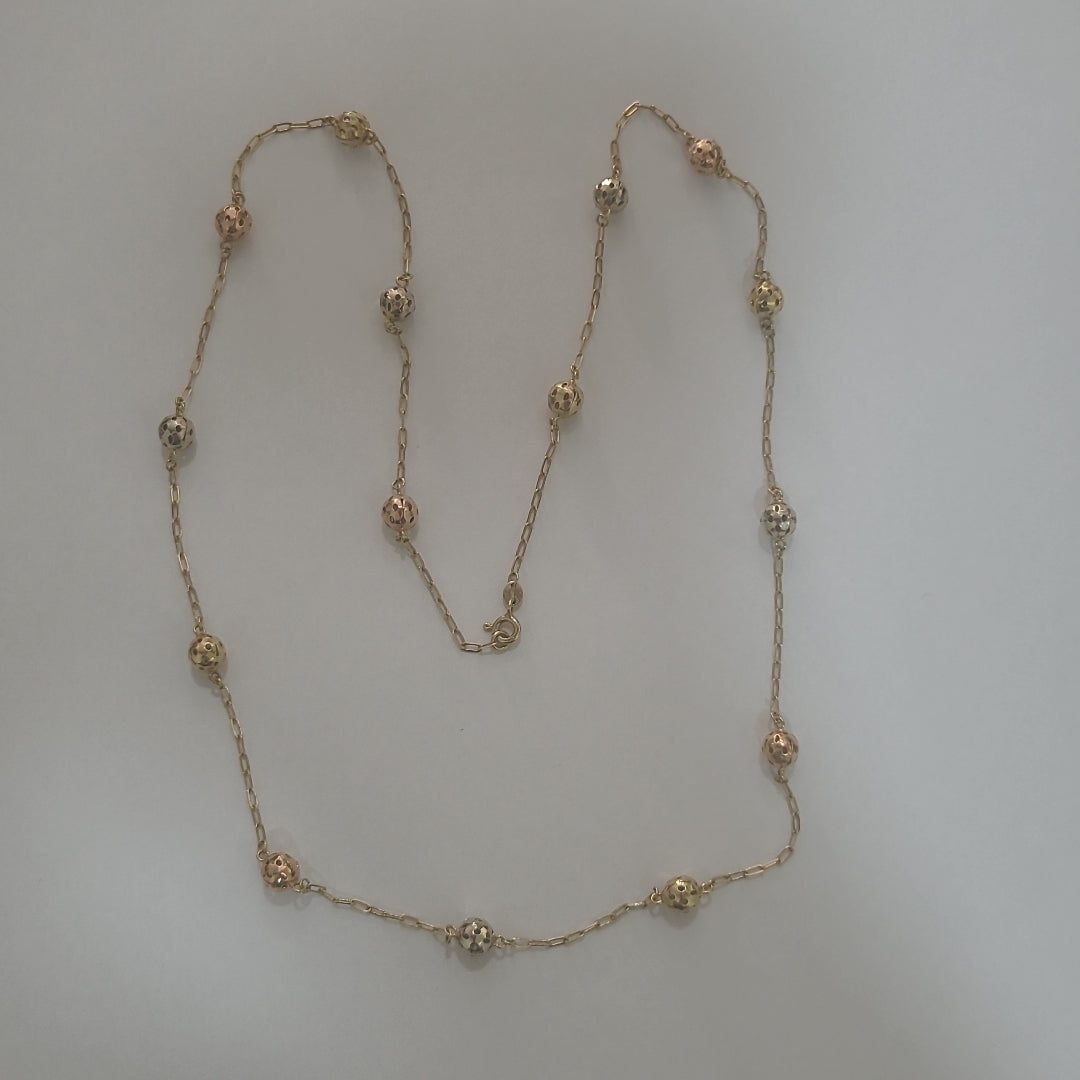 COLLAR ORO 14 K 9.3 GRMS (SEMINUEVO)