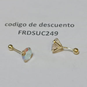 BROQUELES PAR ORO 10 K 0,60 GRMS (SEMINUEVO)
