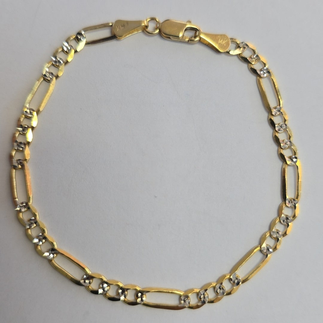 PULSERA 3X1 14K 18 CM 3.9 GR (NUEVO)