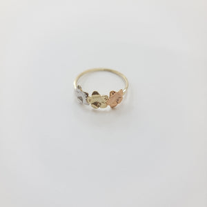 ANILLOS ANILLITO FIG FLORES 10K TALLA 9 1.3 GR (NUEVO)
