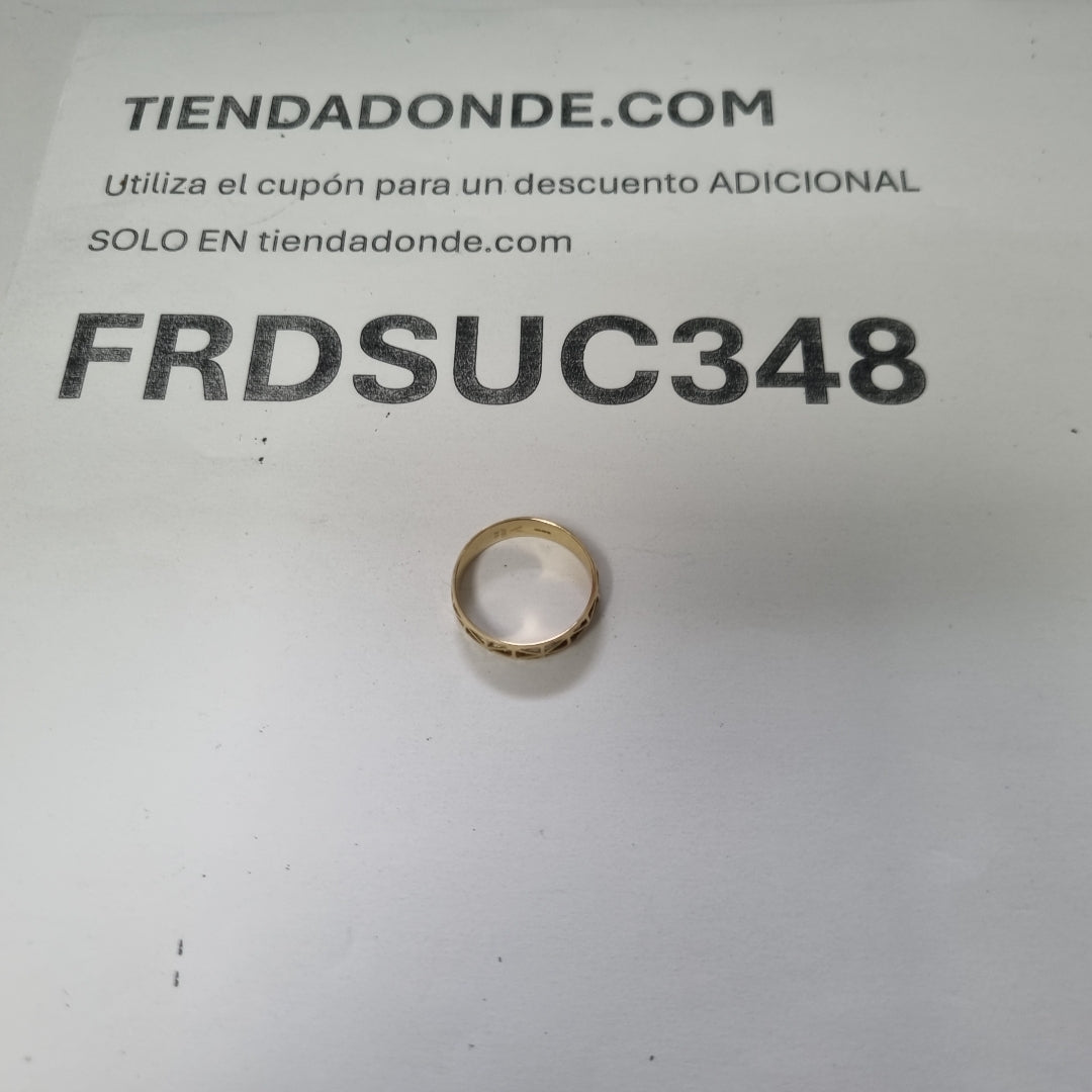 ANILLO ORO 14 K 1,60 GRMS (SEMINUEVO)