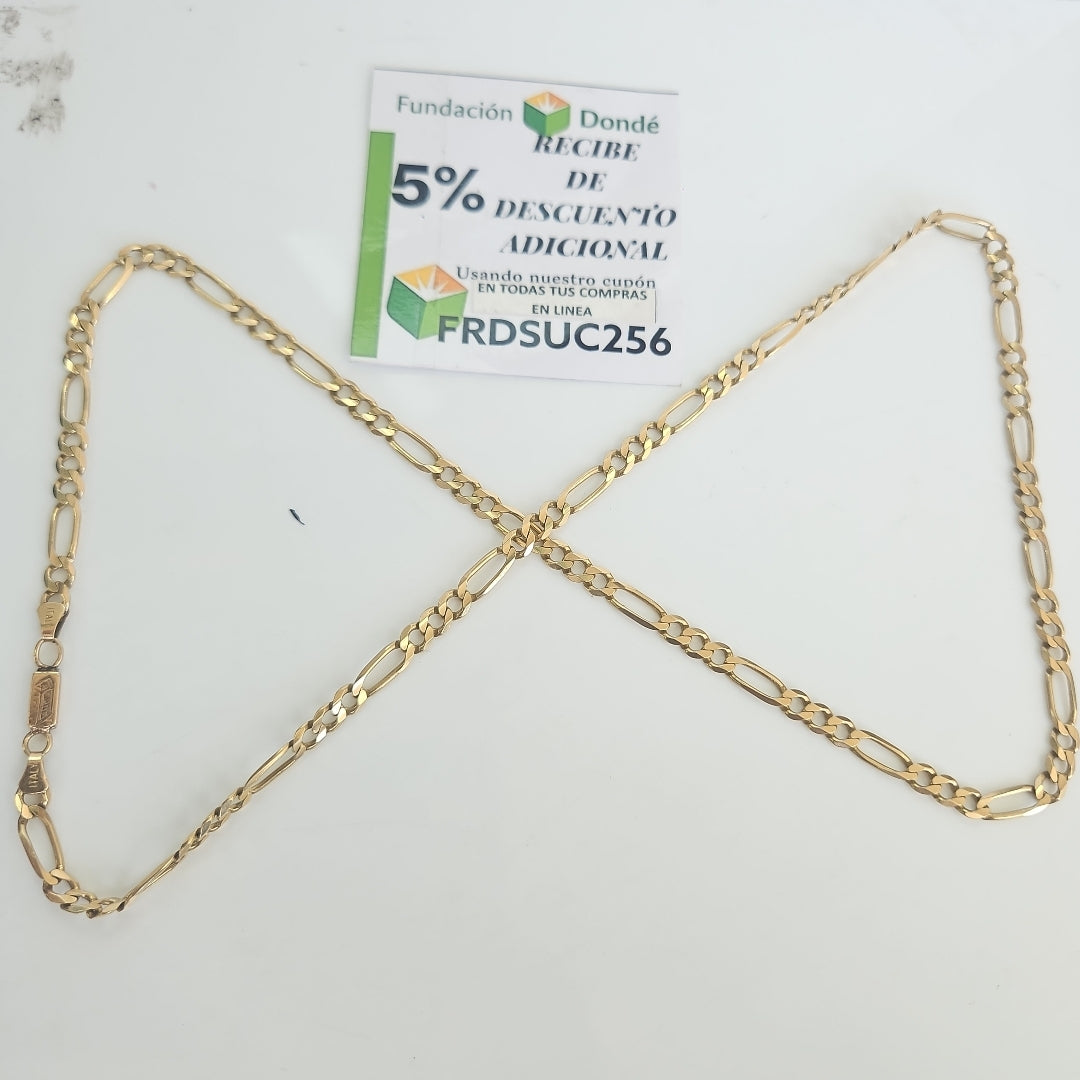 CADENA ORO 14 K 17.8 GRMS (SEMINUEVO)