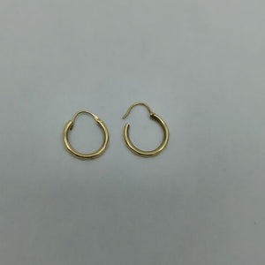 ARRACADAS PAR ORO 14 K 0.6 GRMS (SEMINUEVO)