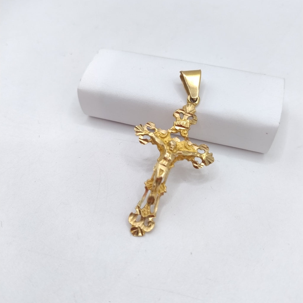 CRUCIFIJO ORO 14 K 4.8 GRMS (SEMINUEVO)
