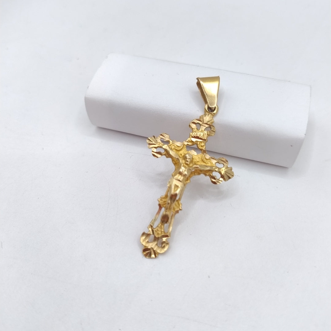 CRUCIFIJO ORO 14 K 4.8 GRMS (SEMINUEVO)