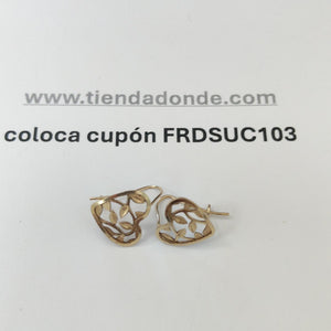 ARETES PAR ORO 14 K 1.1 GRMS (SEMINUEVO)