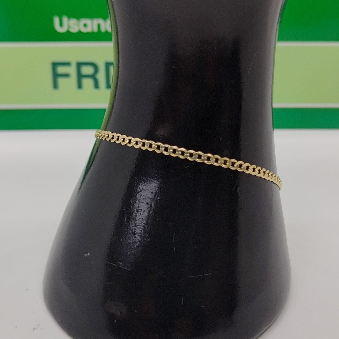 PULSERA BARBADA 14K 18 CM 2.1 GR (NUEVO)