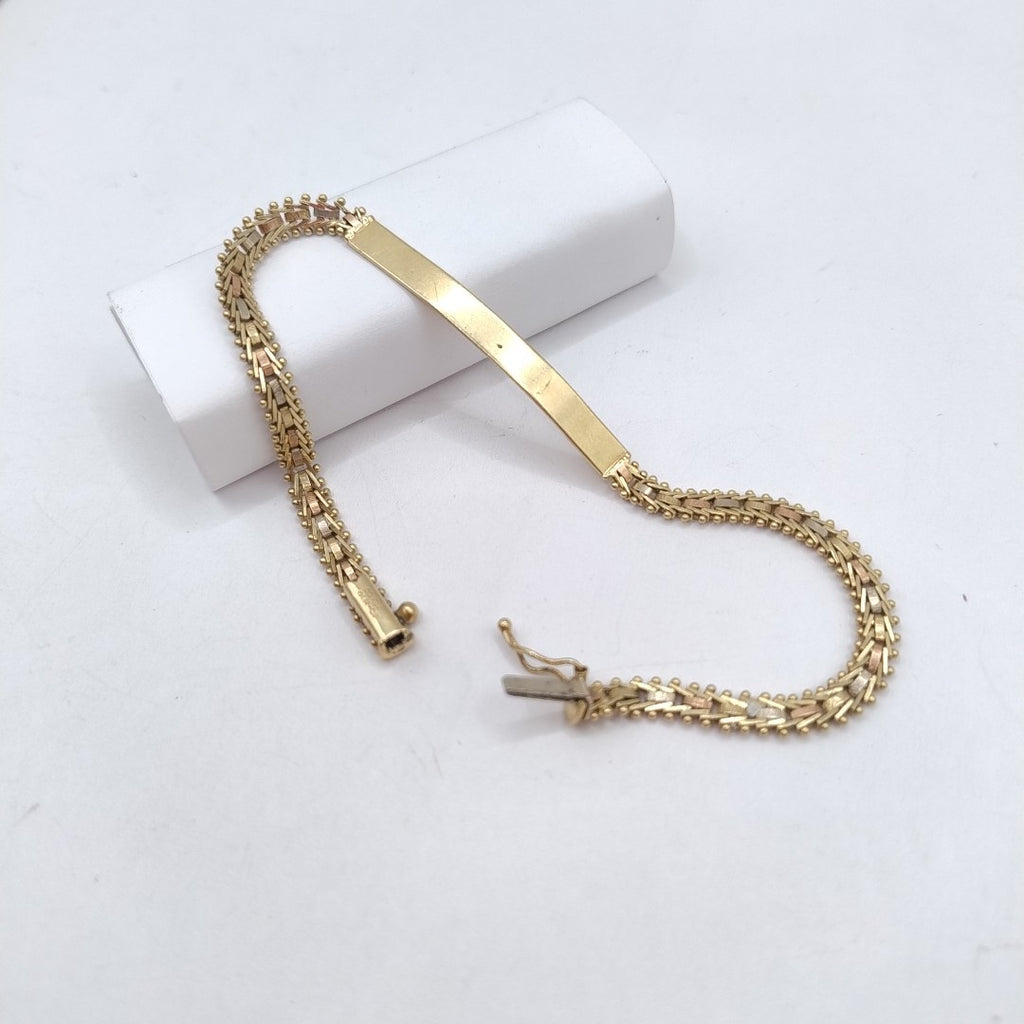 ESCLAVA ORO,ORO COMBINADO 14 K 8,50 GRMS (SEMINUEVO)
