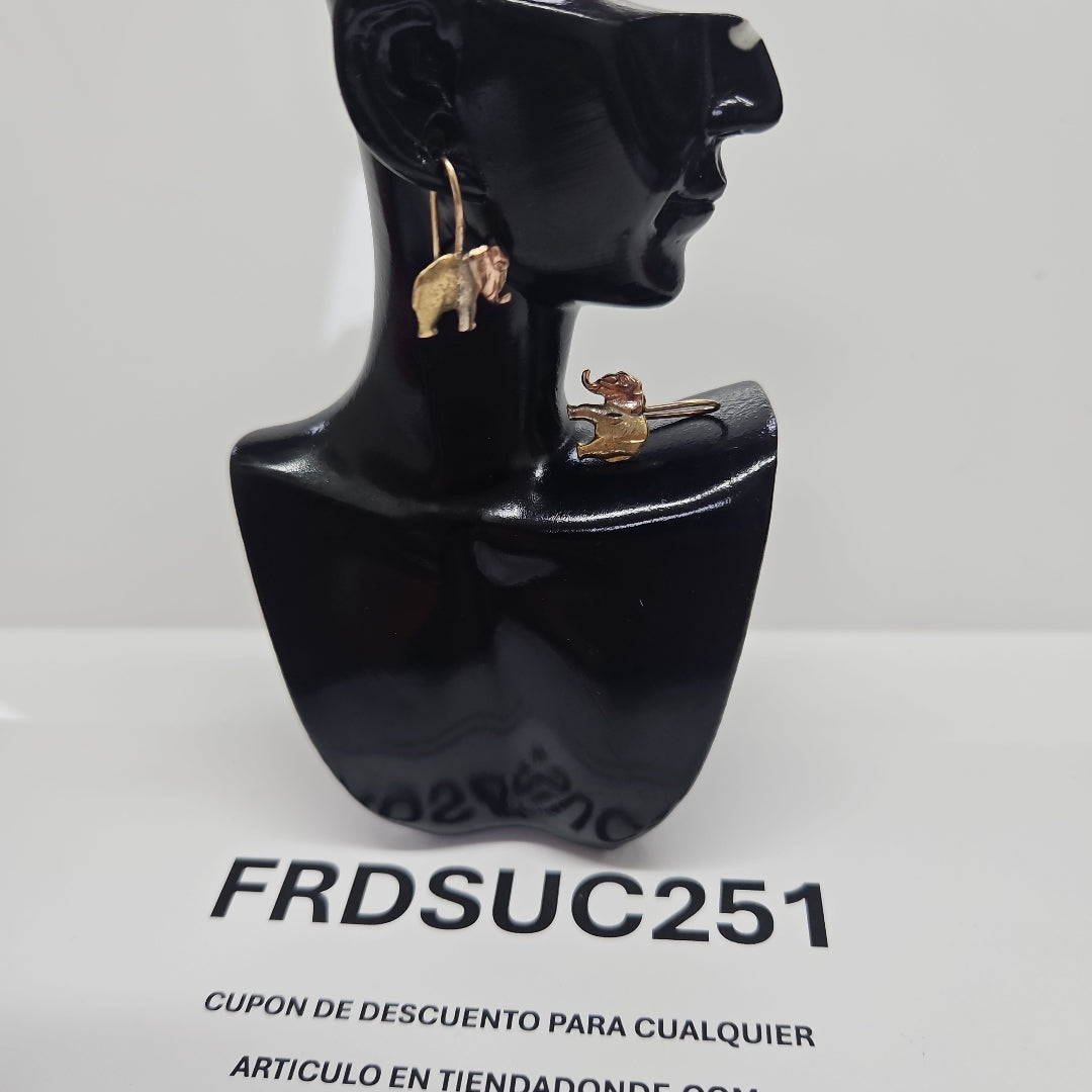 ARETES PAR ORO 10 K 1.4 GRMS (SEMINUEVO)