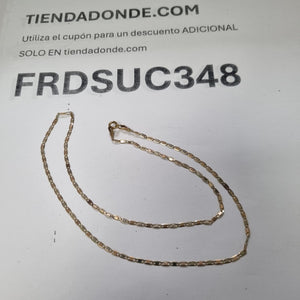 CADENA ORO COMBINADO 10 K 2,60 GRMS (SEMINUEVO)