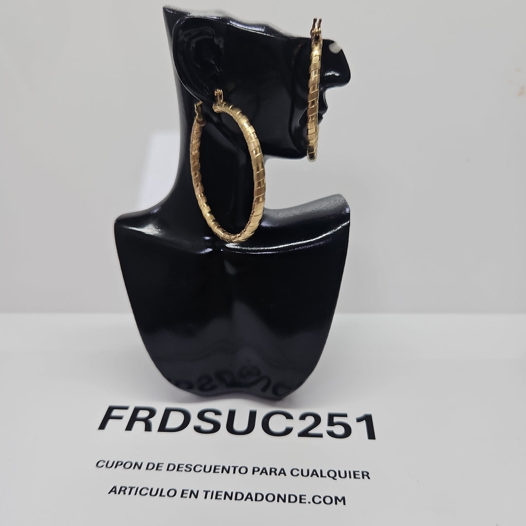 ARRACADAS PAR ORO 10 K 4,40 GRMS (SEMINUEVO)