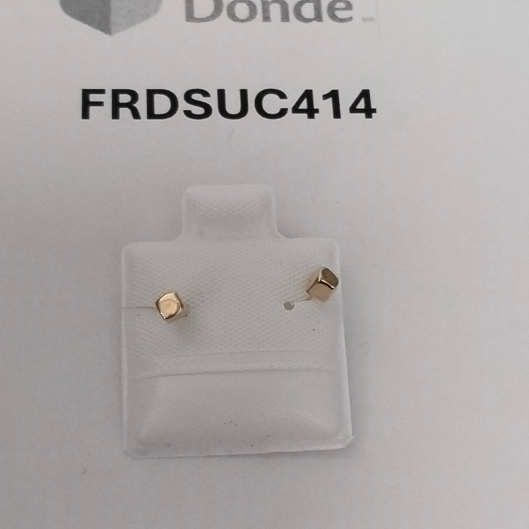 BROQUELES BROQUEL FIG CUBO 14K 0.203 GR (NUEVO)