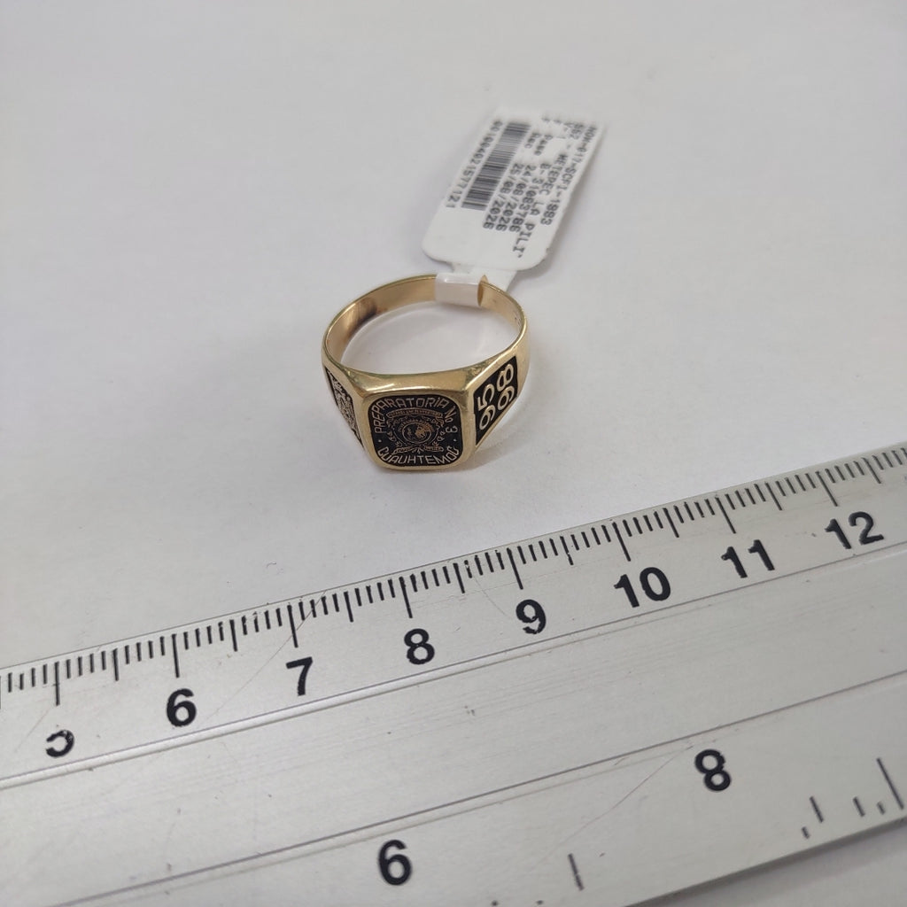 ANILLO DE GRADUACIÓN ORO 14 K 6,50 GRMS (SEMINUEVO)