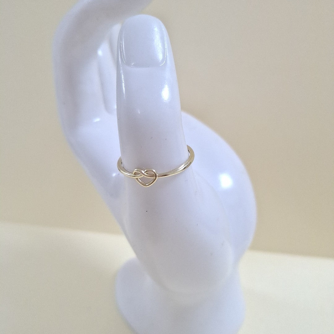 ANILLOS ANILLITO FIG CORAZON 10K TALLA 9 0.9 GR (NUEVO)