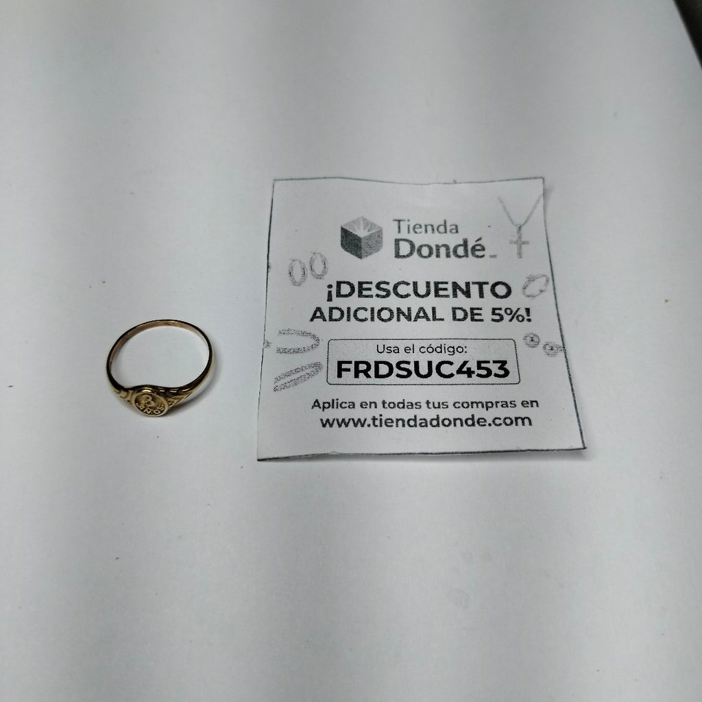 ANILLO ORO 10 K 0,80 GRMS (SEMINUEVO)
