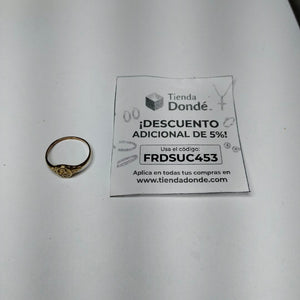 ANILLO ORO 10 K 0,80 GRMS (SEMINUEVO)