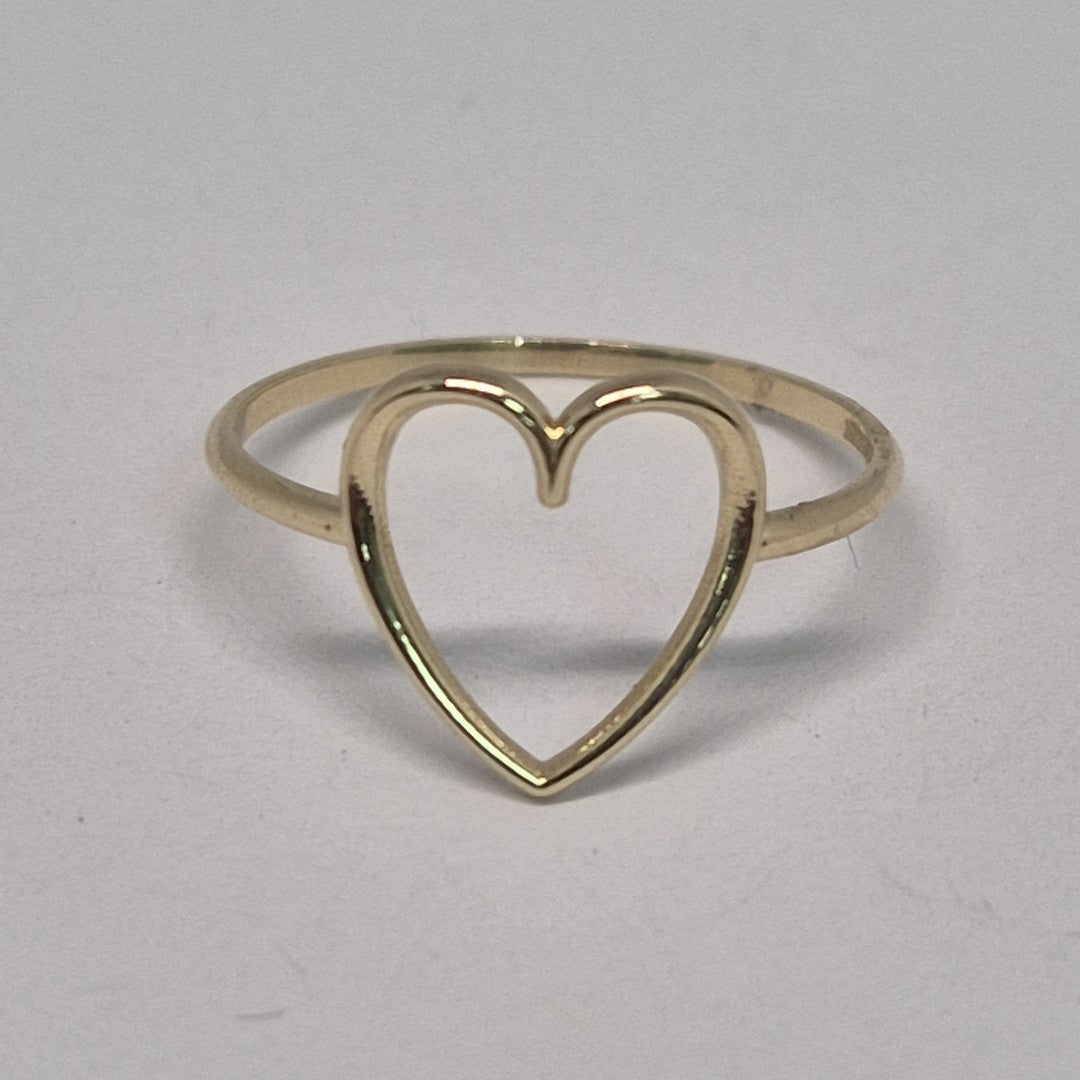 ANILLOS ANILLITO FIG CORAZON 10K TALLA 7 0.8 GR (NUEVO)
