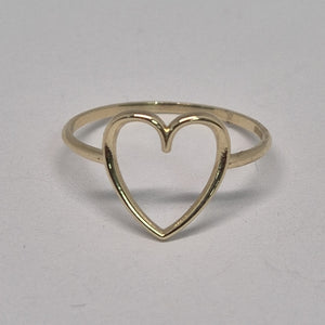 ANILLOS ANILLITO FIG CORAZON 10K TALLA 7 0.8 GR (NUEVO)