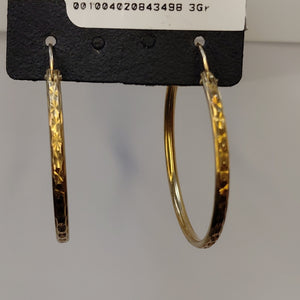 ARRACADAS PAR ORO 10 K 3 GRMS (SEMINUEVO)