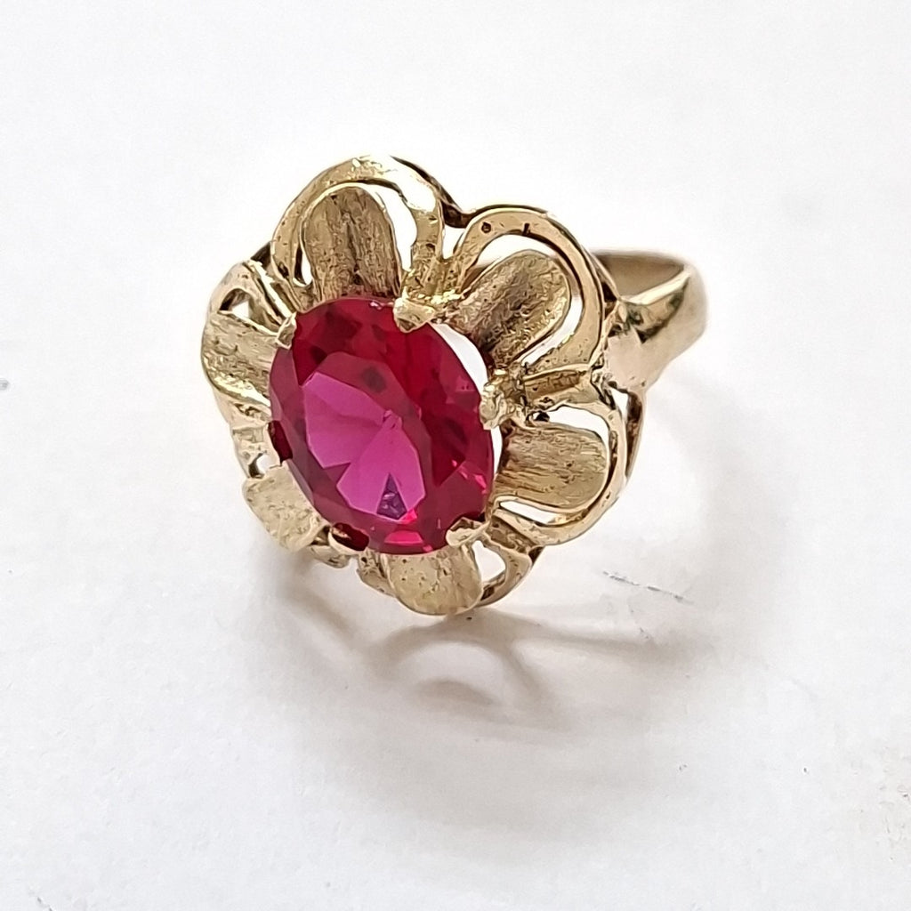 ANILLO ORO 14 K 3.4 GRMS (SEMINUEVO)