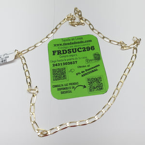 CADENA ESLABONES 14K 60 CM 11.4 GR (NUEVO)