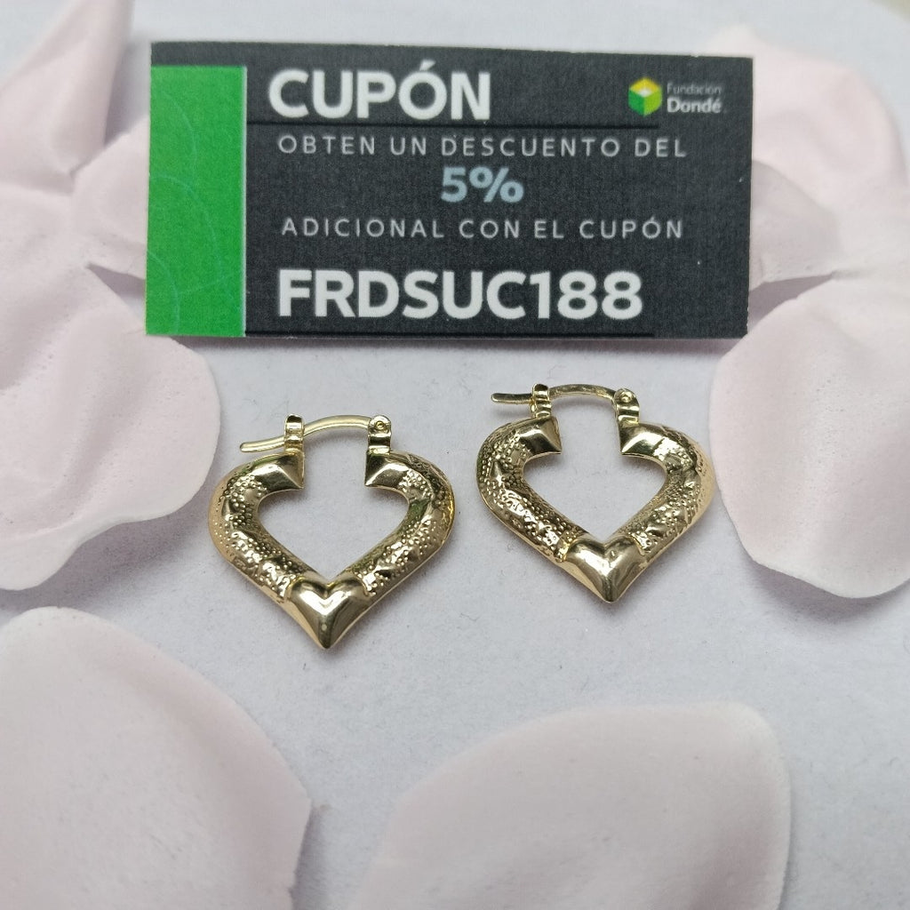 ARETES ARRACADAS 14K 1.7 GR (NUEVO)