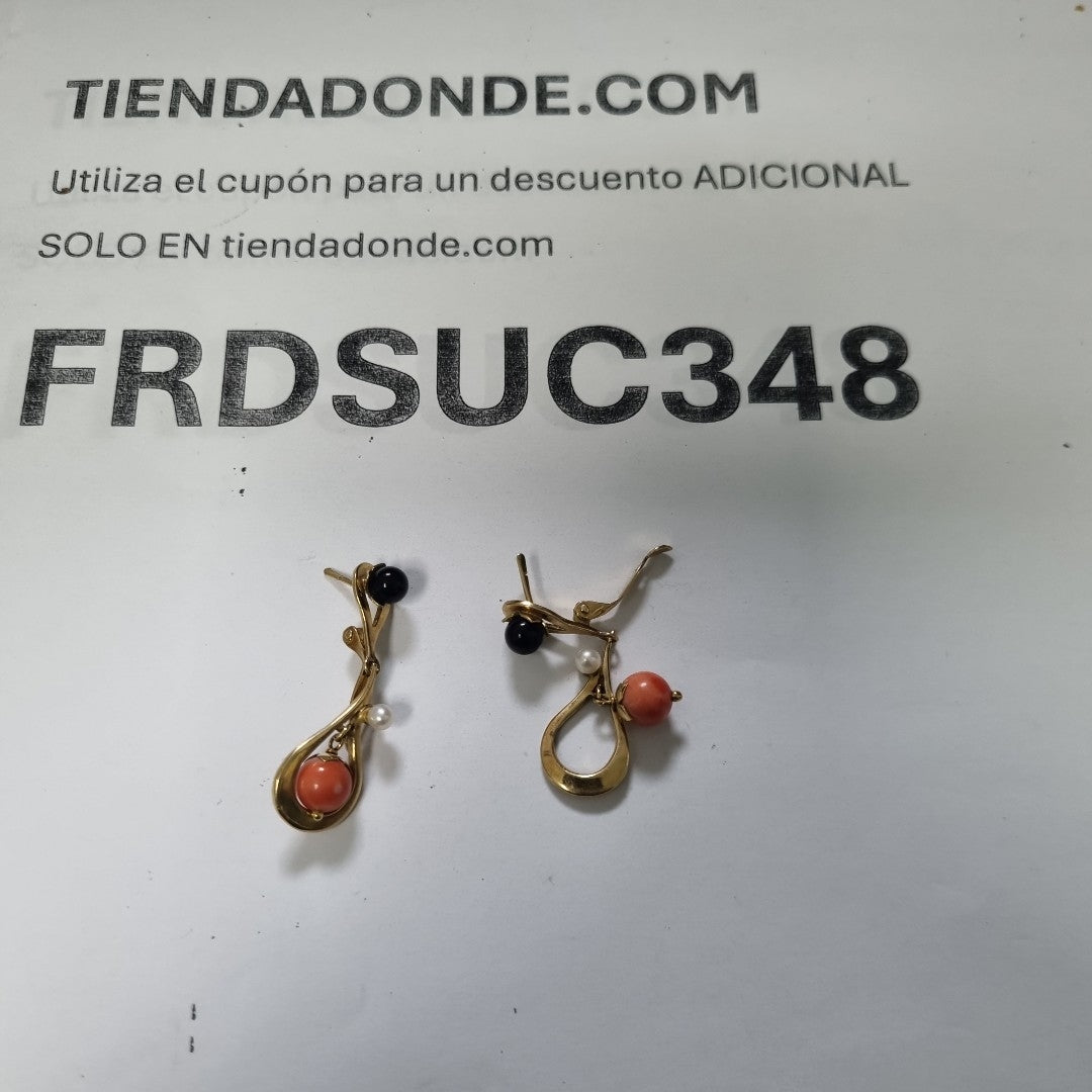 ARETES PAR ORO 10 K 7,70 GRMS (SEMINUEVO)