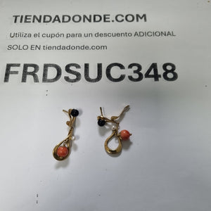 ARETES PAR ORO 10 K 7,70 GRMS (SEMINUEVO)