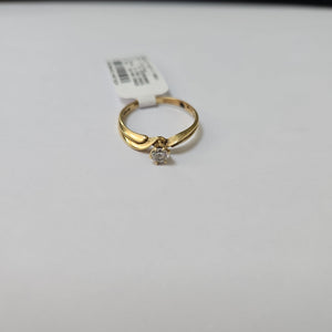 SOLITARIO ORO 14 K 1.9 GRMS (SEMINUEVO)