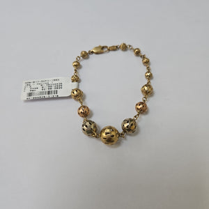PULSERA ORO, ORO COMBINADO 14 K 7.5 GRMS (SEMINUEVO)