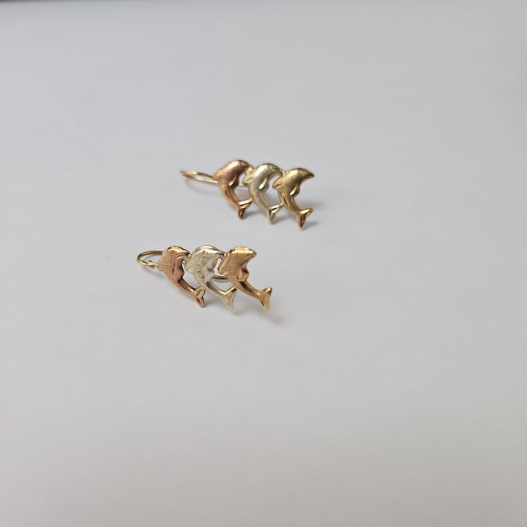 ARETES PAR ORO 10 K 2.2 GRMS (SEMINUEVO)
