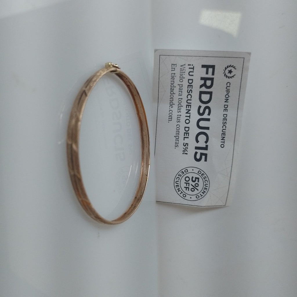 PULSERA RIGIDA ORO 14 K 4,20 GRMS (SEMINUEVO)