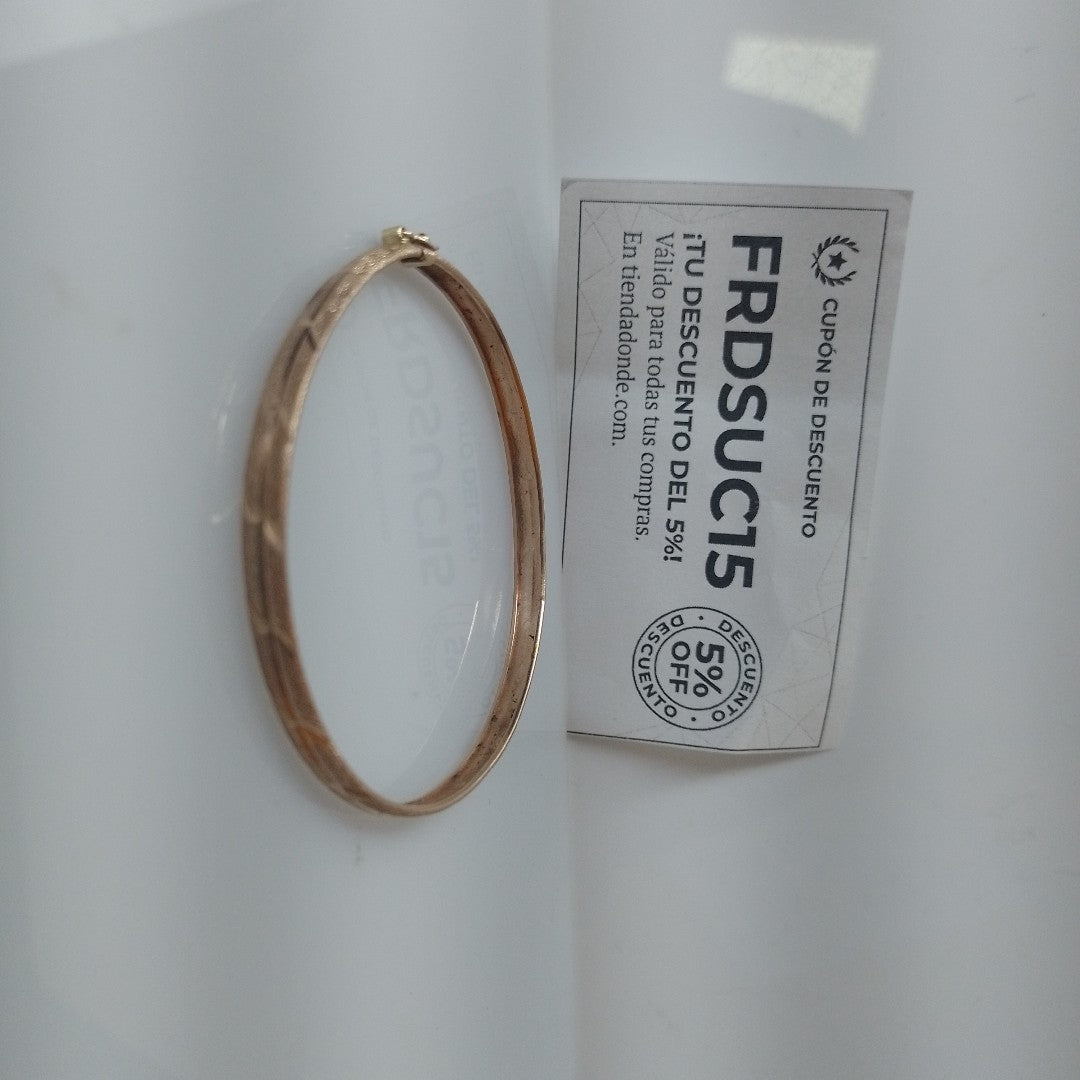 PULSERA RIGIDA ORO 14 K 4,20 GRMS (SEMINUEVO)