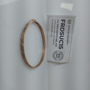 PULSERA RIGIDA ORO 14 K 4,20 GRMS (SEMINUEVO)