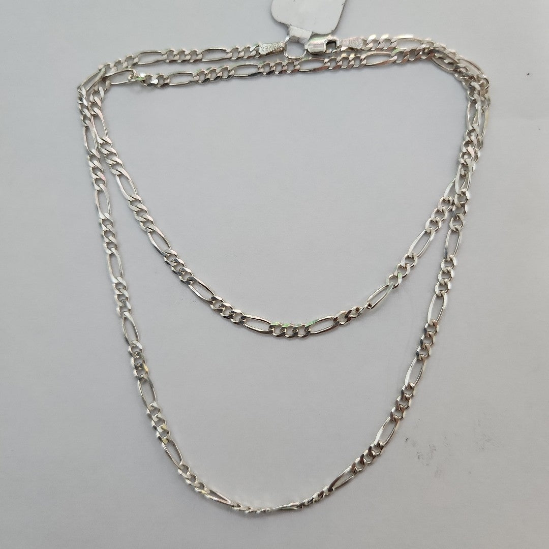 CADENA TEJIDO 3X1 PLATA .925 55 CM 7.5 GR (NUEVO)