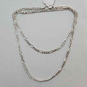 CADENA TEJIDO 3X1 PLATA .925 55 CM 7.5 GR (NUEVO)