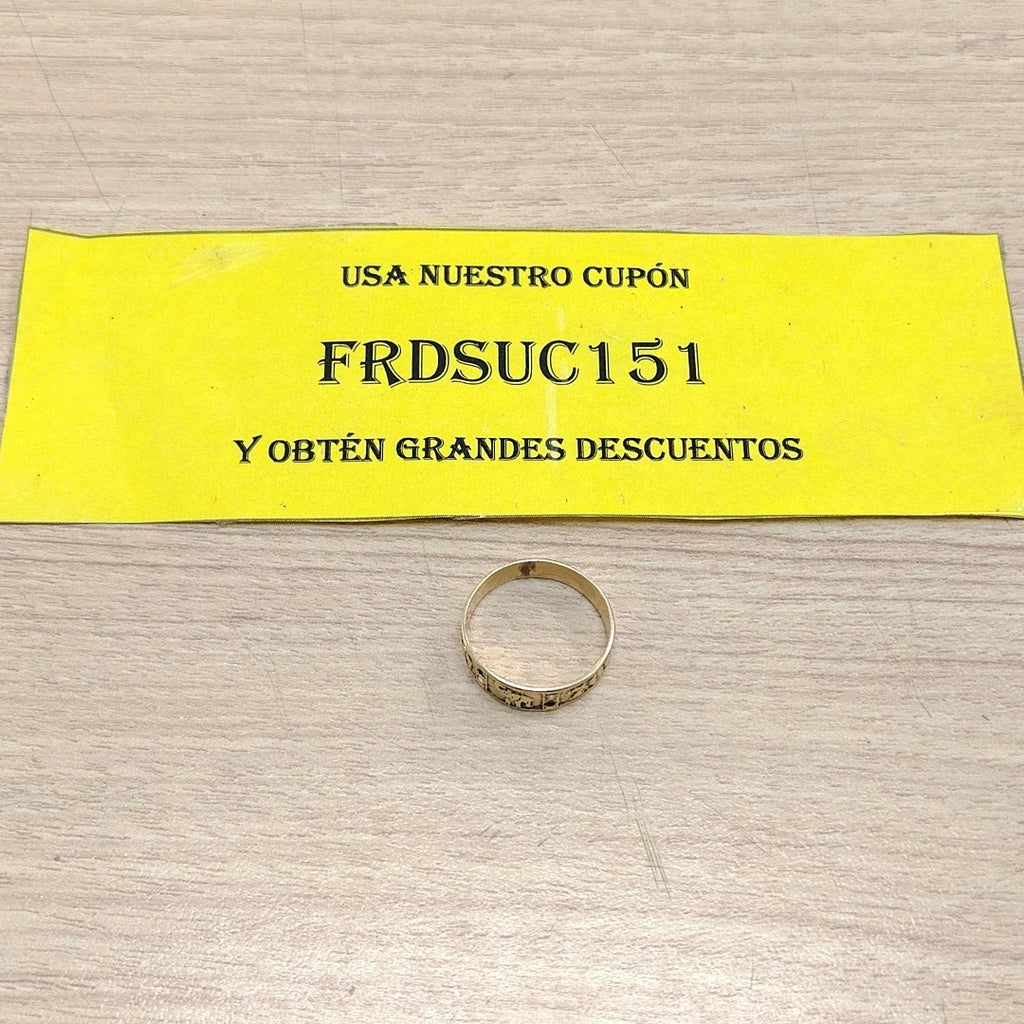 ANILLO ORO 14 K 2,10 GRMS (SEMINUEVO)