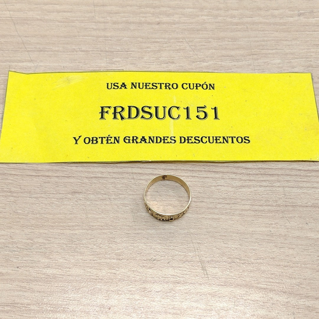 ANILLO ORO 14 K 2,10 GRMS (SEMINUEVO)