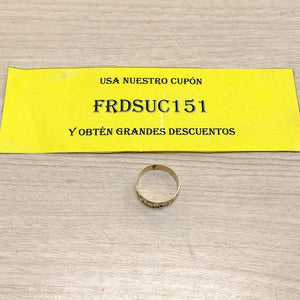 ANILLO ORO 14 K 2,10 GRMS (SEMINUEVO)